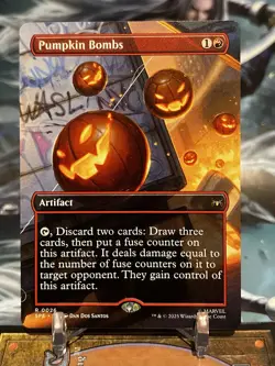 MTG | Pumpkin Bombs (Borderless) [Spiderman] NF - Image 1
