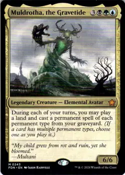 MTG Muldrotha, the Gravetide (243) | NM | Foundations {FDN} - Image 1