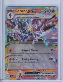 Pokemon TCG Surging Sparks Ceruledge EX 036/191 Holo Double Rare NM/MINT - Image 3