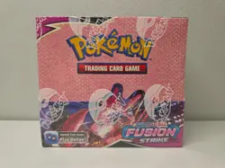 Pokemon TCG Sword & Shield Fusion Strike Booster Box Factory Sealed 36 Packs 820650819162 - Image 1