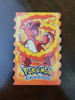 LP! Topps Pokemon the Movie Die-Cut Charmeleon #05 5 Of 12 First Print Blue Logo - Image 1