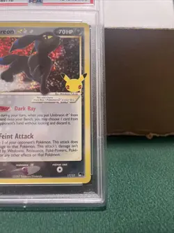 Pokemon TCG:Umbreon Gold Star #17/17 Celebrations Classic Collection PSA 9, MINT - Image 4