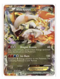 White Kyurem EX 103/149 Ultra Rare Holo Boundaries Crossed Pokemon TCG - Image 1
