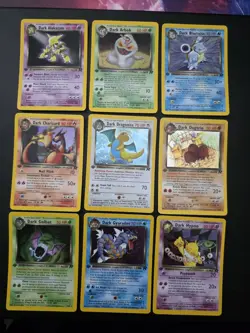 Pokemon Team Rocket Complete Set Unlimited & 1st Edition 83/82 WOTC Near Mint - Image 1