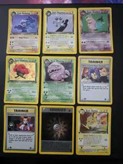 Pokemon Team Rocket Complete Set Unlimited & 1st Edition 83/82 WOTC Near Mint - Image 3