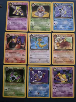 Pokemon Team Rocket Complete Set Unlimited & 1st Edition 83/82 WOTC Near Mint - Image 5