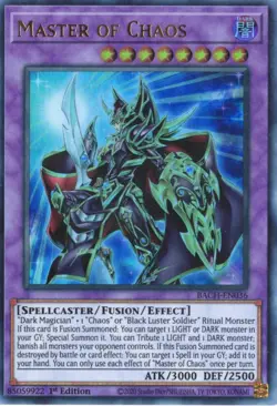 Yu-Gi-Oh! Master of Chaos 1st Ed. BACH-EN036 Ultra Rare NM/LP x1 - Image 1