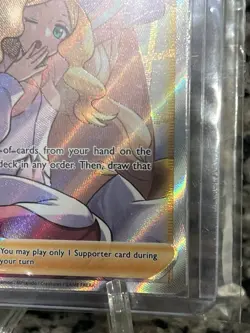 Pokemon TCG SWSH06: Chilling Reign Caitlin 189/198 Full Art Trainer Holo Card - Image 4