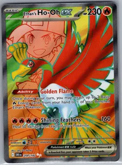 Ethan's Ho-Oh ex 209/182 SV10: Destined Rivals - Pokemon Card - NM - Image 1
