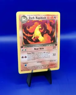 Dark Rapidash 44/82 1st Edition Non Holo Team Rocket Pokemon Card TCG WOTC NM - Image 2