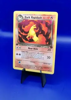 Dark Rapidash 44/82 1st Edition Non Holo Team Rocket Pokemon Card TCG WOTC NM - Image 3