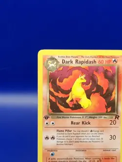Dark Rapidash 44/82 1st Edition Non Holo Team Rocket Pokemon Card TCG WOTC NM - Image 4