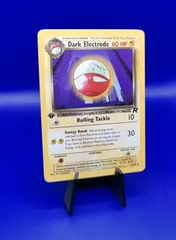 Dark Electrode 34/82 1st Edition Non Holo Team Rocket Pokemon Card WOTC NM - Image 2