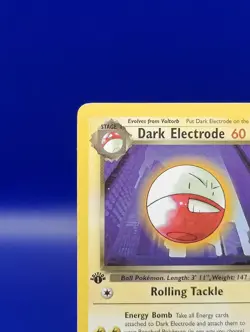 Dark Electrode 34/82 1st Edition Non Holo Team Rocket Pokemon Card WOTC NM - Image 4