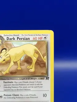Dark Persian 42/82 1st Edition Non Holo Team Rocket Pokemon Card TCG WOTC NM - Image 5
