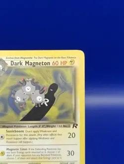 Dark Magneton 28/82 1st Edition Non Holo Rare Team Rocket Pokemon Card WOTC 2000 - Image 5