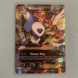 Pokemon TCG Mega M Absol-EX XY XY63 Holo Promo Card - Image 1