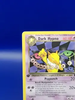 Dark Hypno 26/82 1st Edition Non Holo Rare Team Rocket Pokemon Card TCG WOTC NM - Image 4