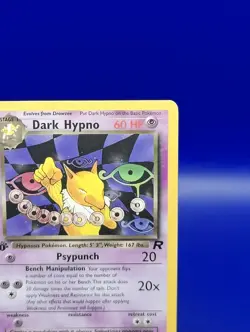 Dark Hypno 26/82 1st Edition Non Holo Rare Team Rocket Pokemon Card TCG WOTC NM - Image 5