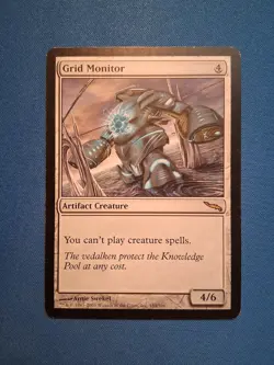 Grid Monitor Mirrodin LP Magic MTG - Image 1
