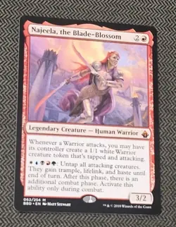 Najeela, the Blade-Blossom (NM) Battlebond BBD Magic MTG #62 Mythic - Image 1