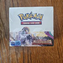 Pokemon TCG Scarlet and Violet Paldea Evolved Booster Box, Sealed - Image 1