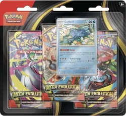 Pokemon TCG - Mega Evolution Triple Blister Pack - Psyduck (Brand New/Sealed) - Image 1
