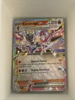 Pokemon TCG Surging Sparks Ceruledge ex Double Rare Holo 036/191 - Image 1
