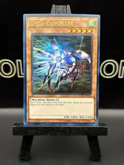 DUDE-EN032 Spell Canceller Ultra Rare 1st Edition Mint YuGiOh Card NM HOLO - Image 2