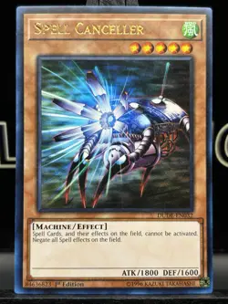 DUDE-EN032 Spell Canceller Ultra Rare 1st Edition Mint YuGiOh Card NM HOLO - Image 3