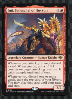 Inti, Seneschal of the Sun 156 NM MTG The Lost Caverns of Ixalan Magic #156 - Image 1