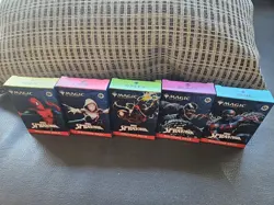 SDCC 2025 Magic The Gathering x Spider-Man Welcome Deck Set (5) w/ playmat! - Image 1