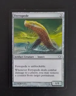 Magic the Gathering MTG Ferropede Ungraded Lightly Played - Image 1