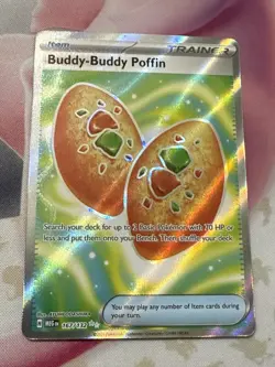 Pokemon TCG - Mega Evolution - Buddy-Buddy Poffin #167/132 - Near Mint - Image 1