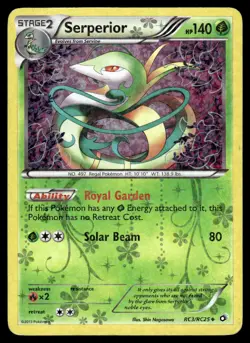 Serperior RC3/RC25 Legendary Treasures: Radiant Collection Pokemon - Image 1