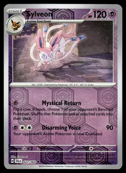 Sylveon Reverse Holo 022/064 SV: Shrouded Fable Pokemon - Image 1
