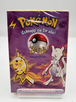Pokemon TCG GERMAN Zap Base Set Theme Deck WOTC **BRAND NEW** **SEE PHOTOS** - Image 1