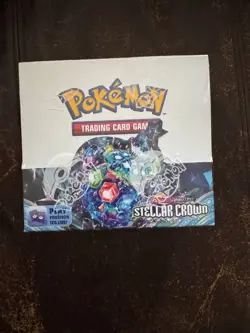 Pokemon TCG Scarlet & Violet: Stellar Crown Booster Box - 36 Packs Sealed - Image 1