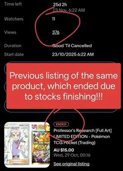 Professor's Research [Full Art] LIMITED EDITION - Pokemon TCG Pocket (Trading) - Image 2