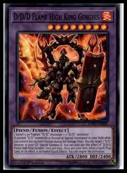 Soul Fusion #SOFU-EN095 D/D/D Flame High King Genghis - Image 1
