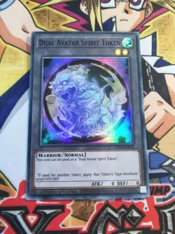 Duel Avatar Spirit Token op14-en026 (NM+) Super Rare Yu-Gi-Oh! - Image 1