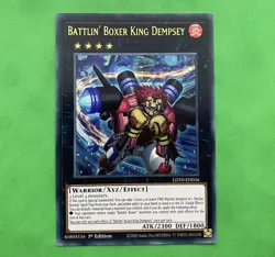 Yu-Gi-Oh! Battlin' Boxer King Dempsey LD10-EN036 Ultra Rare 1st Edition Mint - Image 1