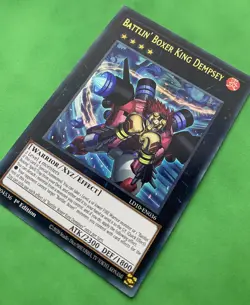 Yu-Gi-Oh! Battlin' Boxer King Dempsey LD10-EN036 Ultra Rare 1st Edition Mint - Image 3