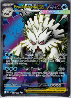 Mega Abomasnow ex 157/132 ME01: Mega Evolution - Pokemon Card - NM - Image 1