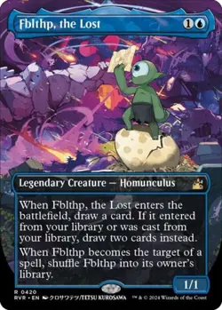 Fblthp, the Lost (Anime Borderless) -Foil Near Mint MTG Ravnica Remastered - Image 1