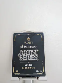 VCard TCG Rising Stars Sinder Box Topper 1st First Edition Card Gamersupps - Image 2