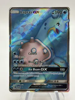 LAPRAS GX - 139/149 - SUN AND MOON BASE SET - FULL ART - POKEMON CARD - Image 1