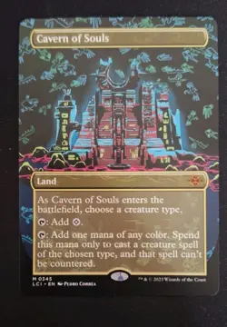 MTG Cavern of Souls Borderless Card the Lost Caverns of Ixalan NM Condition - Image 1