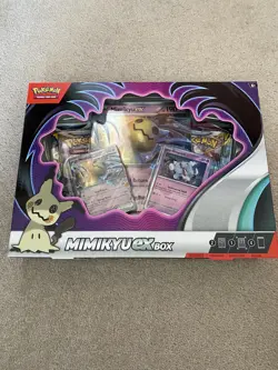 Pokemon TCG: Mimikyu Ex Box Booster Packs & Promo Card NEW SEALED ⚡ - Image 1