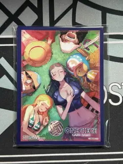 One Piece Card Game Sleeves x10 Don Set Strawhat Crew - Image 1